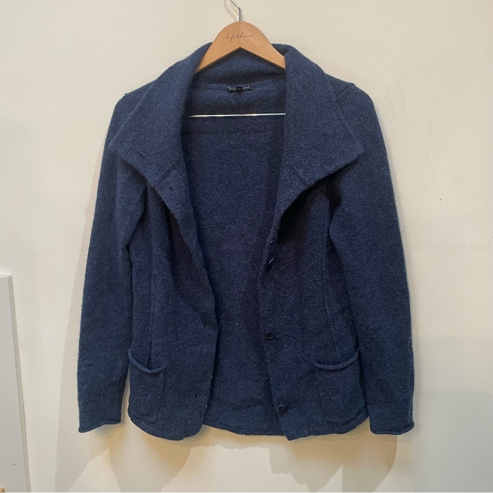 Eileen Fisher Navy Cardigan Sweater